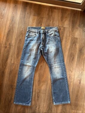 Wrangler 20 X Style Vintage Boot Classic Men's Blue Straight-Leg Jeans